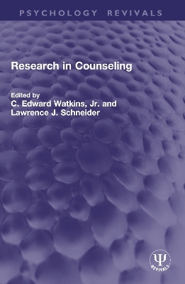 Research in Counseling