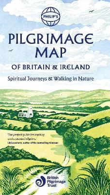 Philip&rsquo;s Pilgrimage Map of Britain and Ireland -  Philip's Maps