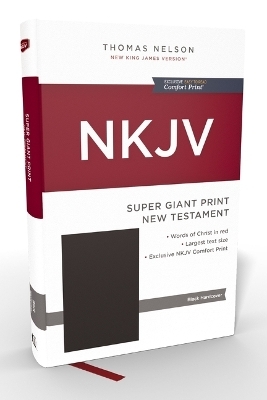 NKJV Super Giant Print New Testament, Hardcover, Red Letter, Comfort Print - Thomas Nelson