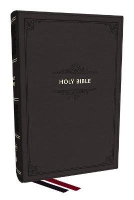 KJV Personal Size Large Print End-of-Verse Reference Bible, Black Leathersoft, Red Letter, Comfort Print (Thumb Indexed)