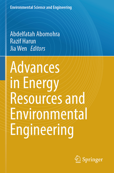 Advances in Energy Resources and Environmental Engineering - 