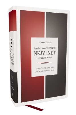 NKJV-NET Parallel New Testament with NET Translators' Notes, Hardcover, Red Letter, Comfort Print -  Thomas Nelson