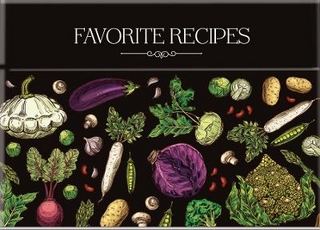 Recipe Card Collection Tin - Favorite Recipes (Vintage Vegetables) - 50 Recipe Cards with Pictures + 50 Blank Cards to Write in Your Own Recipes