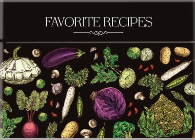 Recipe Card Collection Tin - Favorite Recipes (Vintage Vegetables) - 50 Recipe Cards with Pictures + 50 Blank Cards to Write in Your Own Recipes -  Publications International Ltd