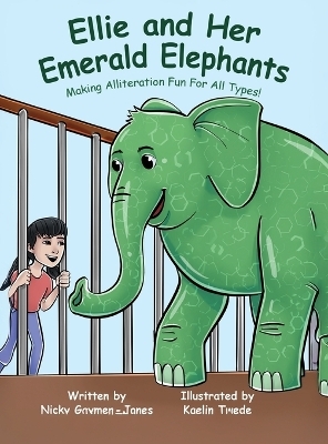 Ellie and Her Emerald Elephants - Nicky Gaymer-Jones