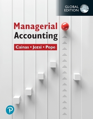 MyLab Accounting with Pearson eText  Instant Access for Managerial Accounting, Global Edition
