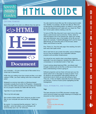 HTML Guide (Speedy Study Guides)