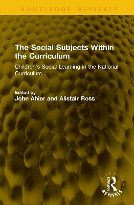 The Social Subjects Within the Curriculum - 