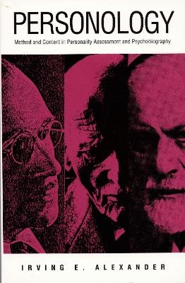 Personology - Irving E. Alexander