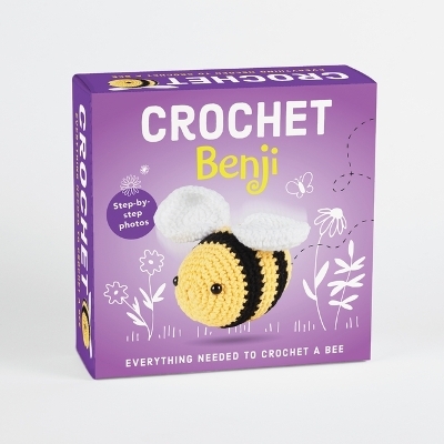 Pil Crochet Kit for Beginners - Benji the Bee Amigurumi - Complete DIY Kit with Step-By-Step Instructions, Yarn, Hook, Safety Eyes & Stuffing - Make a Stuffed Bee -  Publications International Ltd