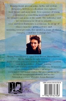 Alchemies, Arrivals - Sophia Pinto Thomas