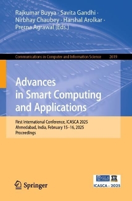 Advances in Smart Computing and Applications
