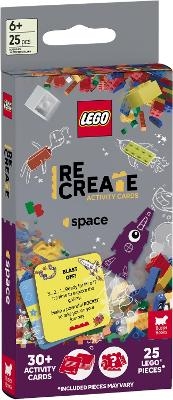 LEGO® Books: ReBuild Activity Cards: Space (with over 30 activity cards and 25 LEGO elements)