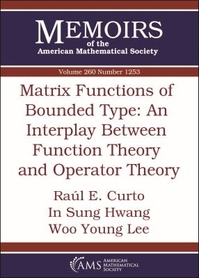 Matrix Functions of Bounded Type: an Interplay Between Function Theory and Operator Theory