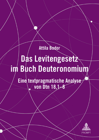 Das Levitengesetz im Buch Deuteronomium