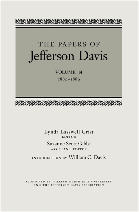 The Papers of Jefferson Davis - Jefferson Davis