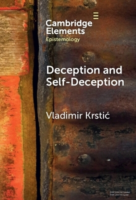 Deception and Self-Deception - Vladimir Krstić