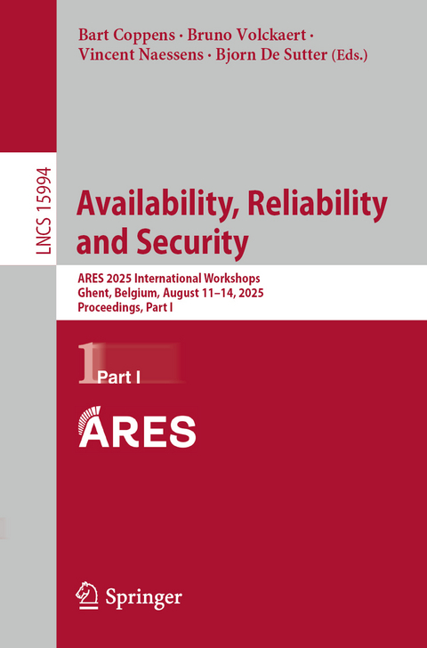 Availability, Reliability and Security - 