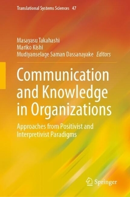 Communication and Knowledge in Organizations - 