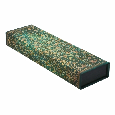 Emerald Flower (Nature’s Grace) Pencil Case (Wrap Closure) -  Paperblanks