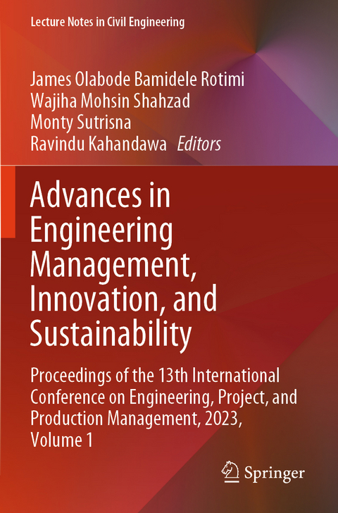 Advances in Engineering Management, Innovation, and Sustainability - 