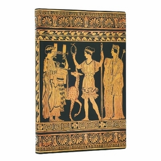 Gathering of Deities (Ancient Greek Pottery) Mini Lined Softcover Journal (Elastic Band Closure)