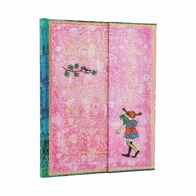 Astrid Lindgren, Pippi Longstocking (Embellished Manuscripts Collection) Ultra Lined Hardcover Journal (Wrap Closure) -  Paperblanks
