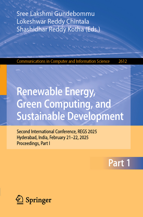 Renewable Energy, Green Computing, and Sustainable Development - 