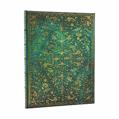 Emerald Flower (Nature&rsquo;s Grace) Ultra Lined Hardcover Journal (Elastic Band Closure) -  Paperblanks