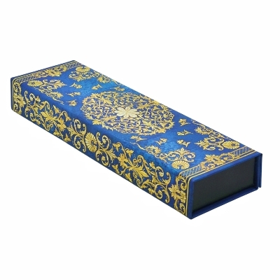 Silk Sky (Guiding Star) Pencil Case (Wrap Closure) -  Paperblanks