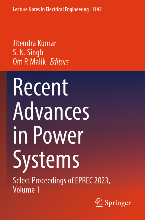 Recent Advances in Power Systems - 