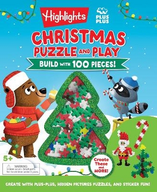 Christmas Puzzle and Play: Build with 100 Pieces!