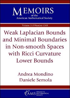 Weak Laplacian Bounds and Minimal Boundaries in Non-smooth Spaces with Ricci Curvature Lower Bounds