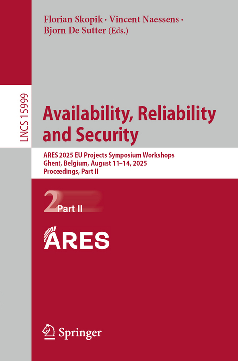 Availability, Reliability and Security - 