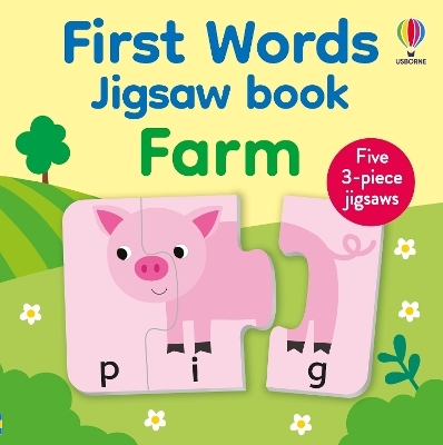 First Words Jigsaw Book: Farm - Kate Nolan