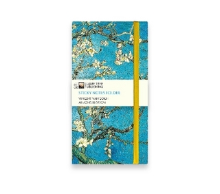 Vincent van Gogh: Almond Blossom Flame Tree Sticky Notes Folder