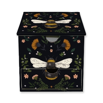 Jade Mosinski: Bee Flame Tree Memo Block in Box with Drawer - 