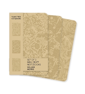 William Morris Set of 3 Mini Craft Notebooks - 