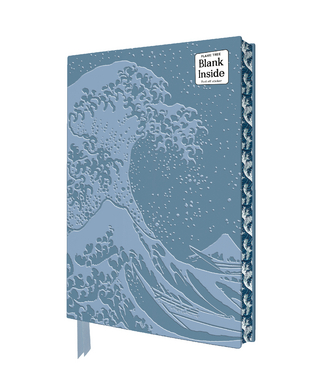 Katsushika Hokusai: The Great Wave Artisan Art Blank Notebook (Flame Tree Journals)