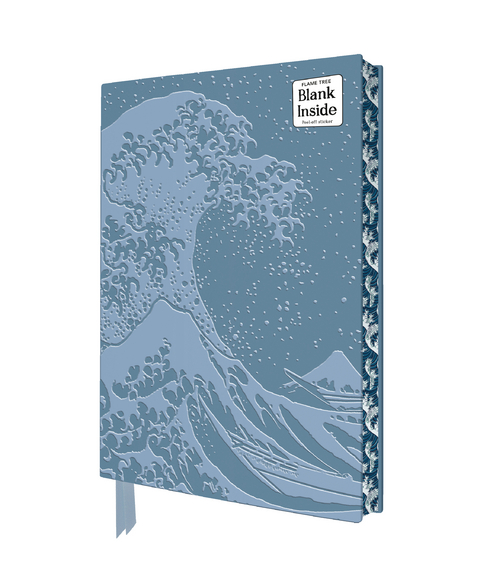 Katsushika Hokusai: The Great Wave Artisan Art Blank Notebook (Flame Tree Journals) - 