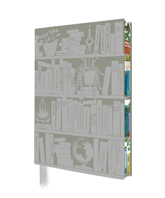 Georgia Breeze: Bookshelves Artisan Art Notebook (Flame Tree Journals) - 
