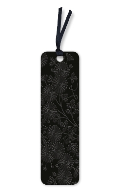 Uematsu Hobi: Box Decorated with Chrysanthemums Artisan Art Vegan Leather Bookmarks (pack of 10)