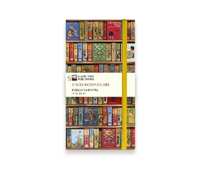 Bodleian Libraries: High Jinks Bookshelves Flame Tree Sticky Notes Folder - 
