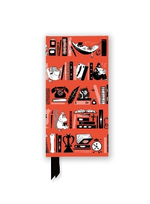 Moomin Bookshelves (Foiled Slimline Journal)