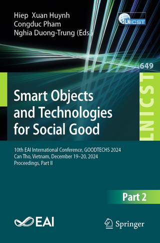 Smart Objects and Technologies for Social Good