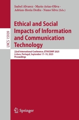 Ethical and Social Impacts of Information and Communication Technology - 