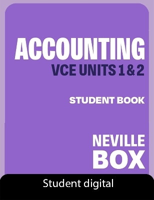 VCE Accounting Units 1&2 7e Student Digital
