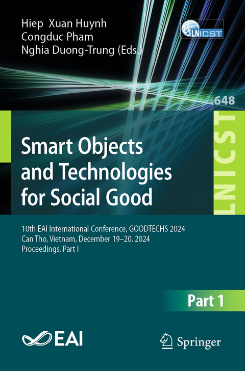Smart Objects and Technologies for Social Good - 