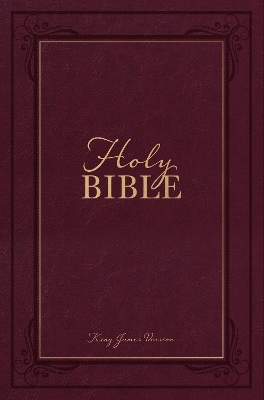 KJV Holy Bible Giant Print Compact Garnet
