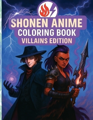 Shonen Anime Coloring Book